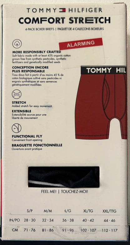 4 Pack Boxer Tommy Hilfiger-Azul y Negro US23