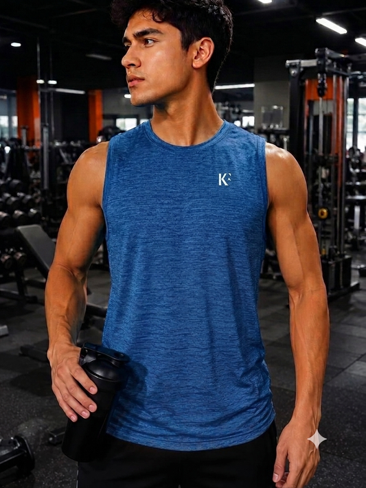 Camisa Deportiva KF/Azul K141