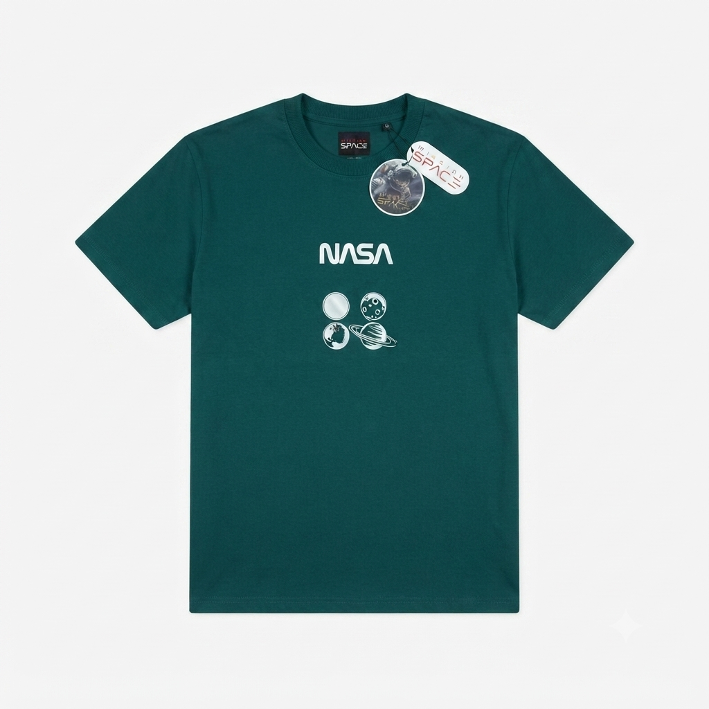Camiseta Mission Space - NASA Verde KCN33
