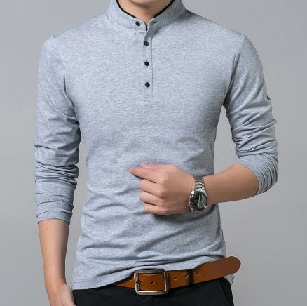 Camisa Manga Larga C006 - Gris