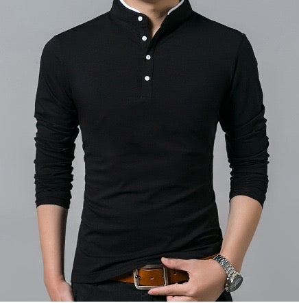 Camisa Manga Larga C006 - Negra
