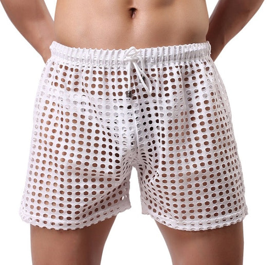 Short Malla Transparente - Blanco K274