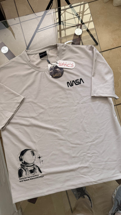 Camisa Oversize marca Mission Space - Beige  KCN38