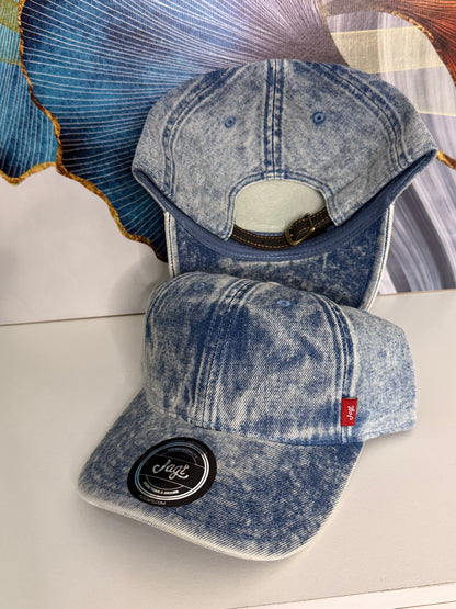 Gorra Jean Pre lavada marca Jagi Caps - Celeste KCN57
