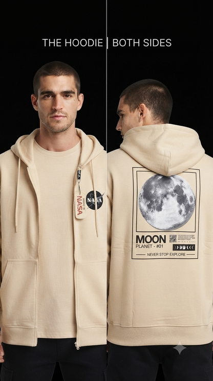 Hoodie Mission Space - NASA KCN41 Beige