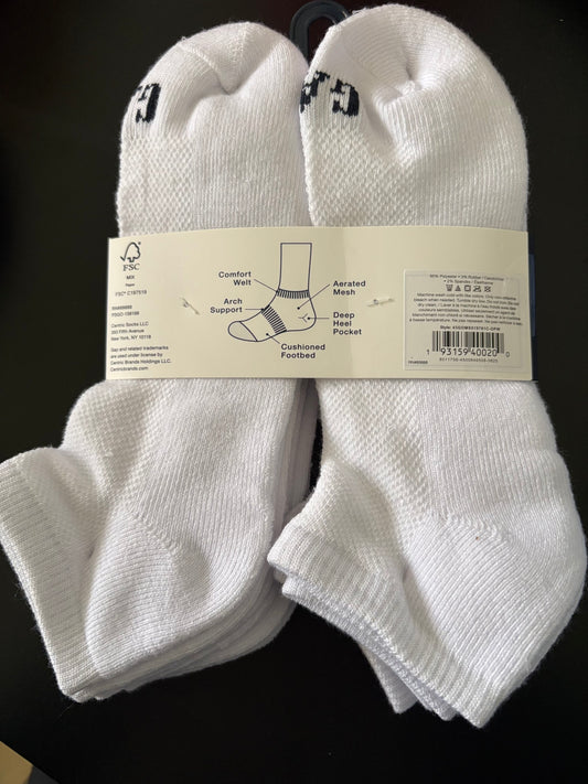 6 Pack Calcetas GAP-Gull Blanco US35