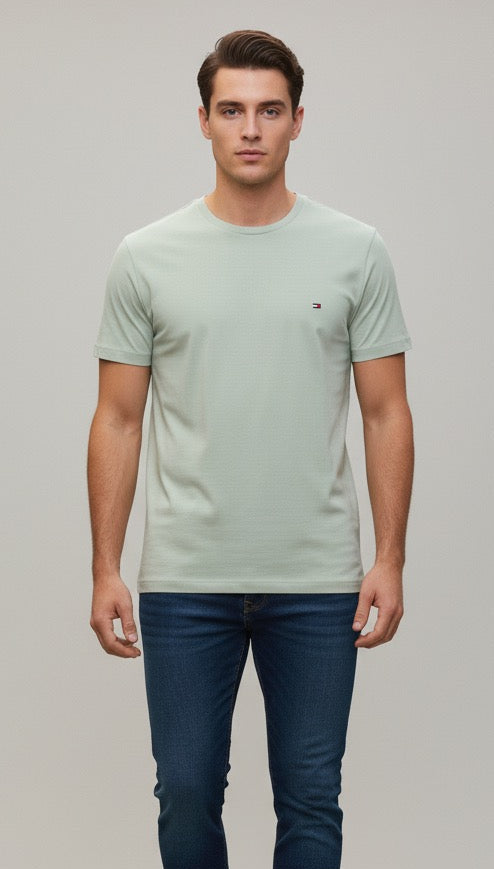 Camiseta Tommy Hilfiger-Verde Menta US78