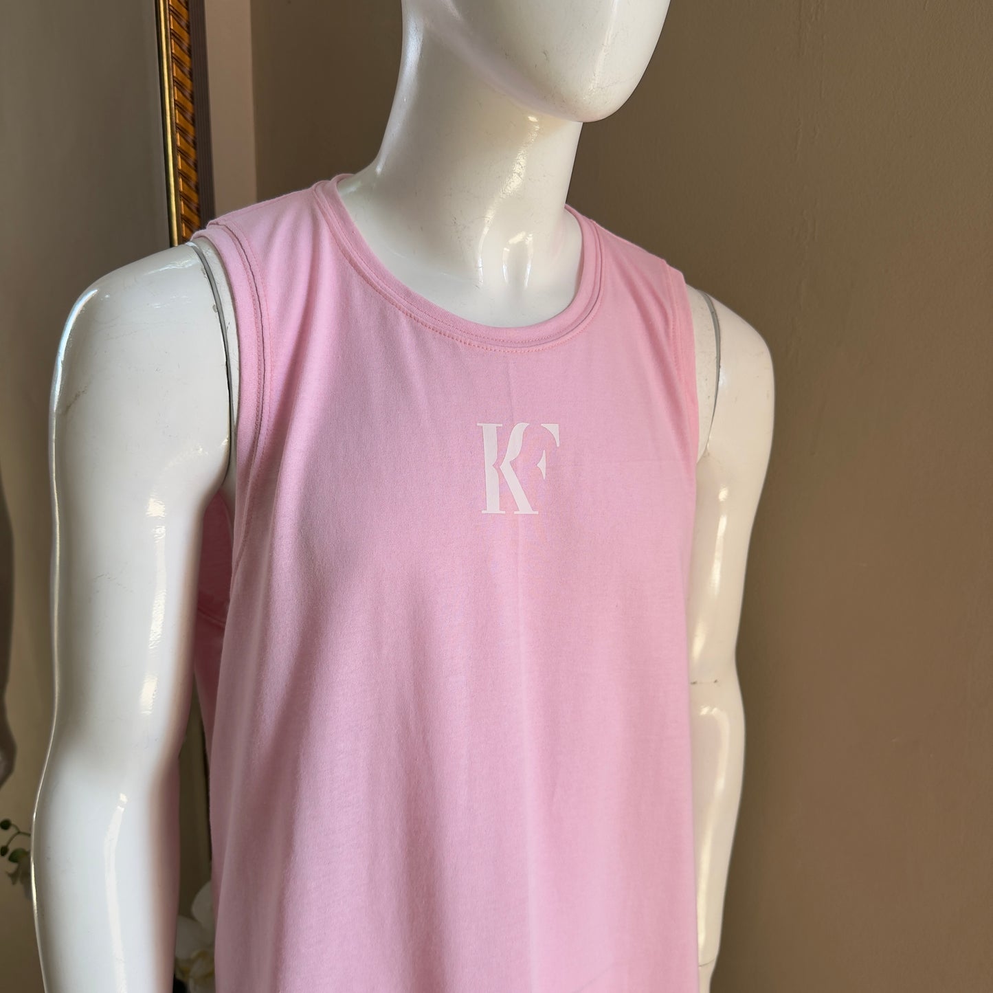 Camiseta desmangada KF - Rosa K289