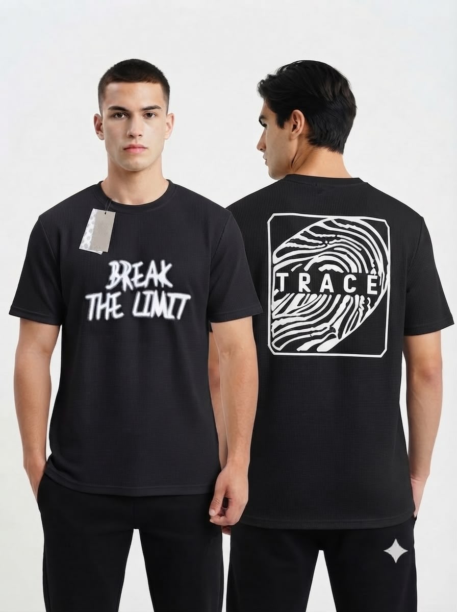 Camiseta marca ICE Man - Negra KCN47