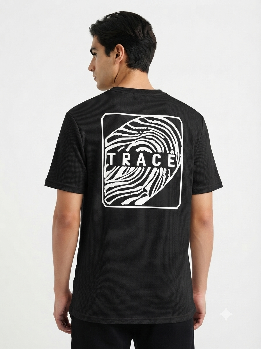Camiseta marca ICE Man - Negra KCN47