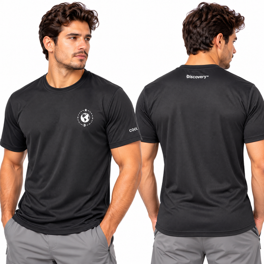 Camiseta Manga Corta para Caballero - KCN182 Negro