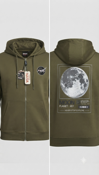 Hoodie Mission Space - NASA KCN41 Verde
