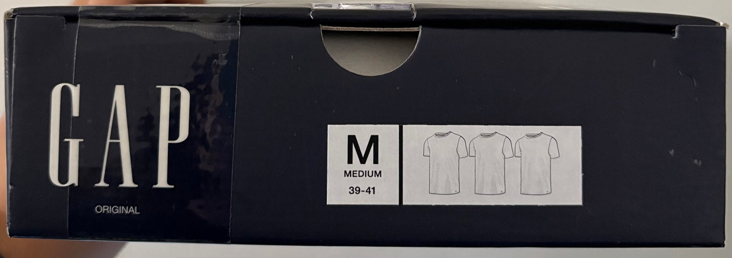 3 Pack Camiseta Clásica GAP-Blanca US27