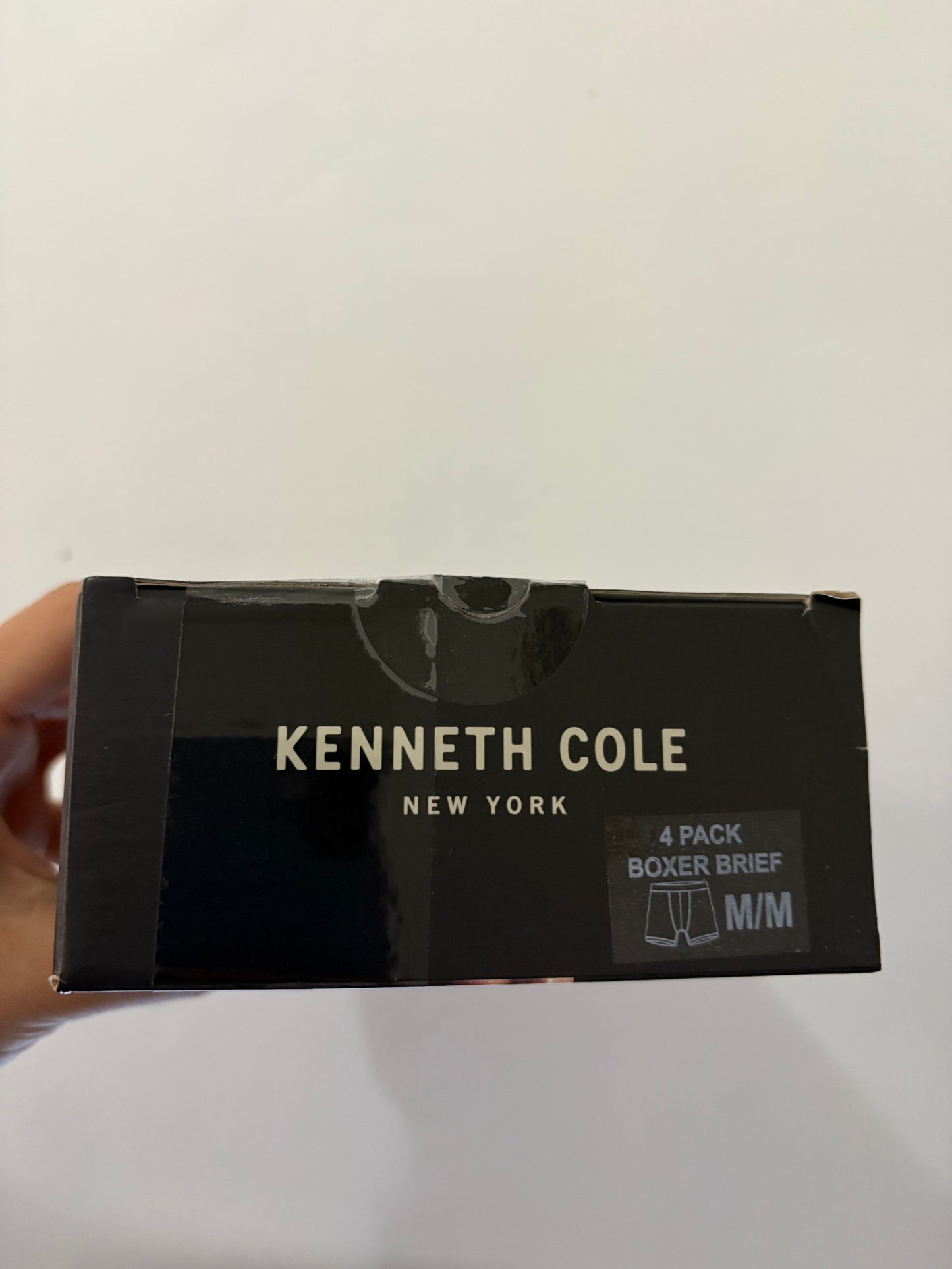 4 Pack Boxer Kenneth Cole-Negro y Gris US16