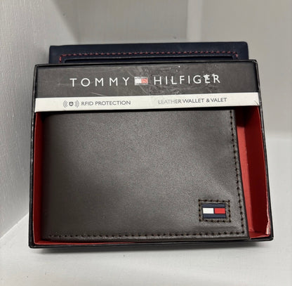 Billetera Para Hombre Marca Tommy Hilfiger Café US09