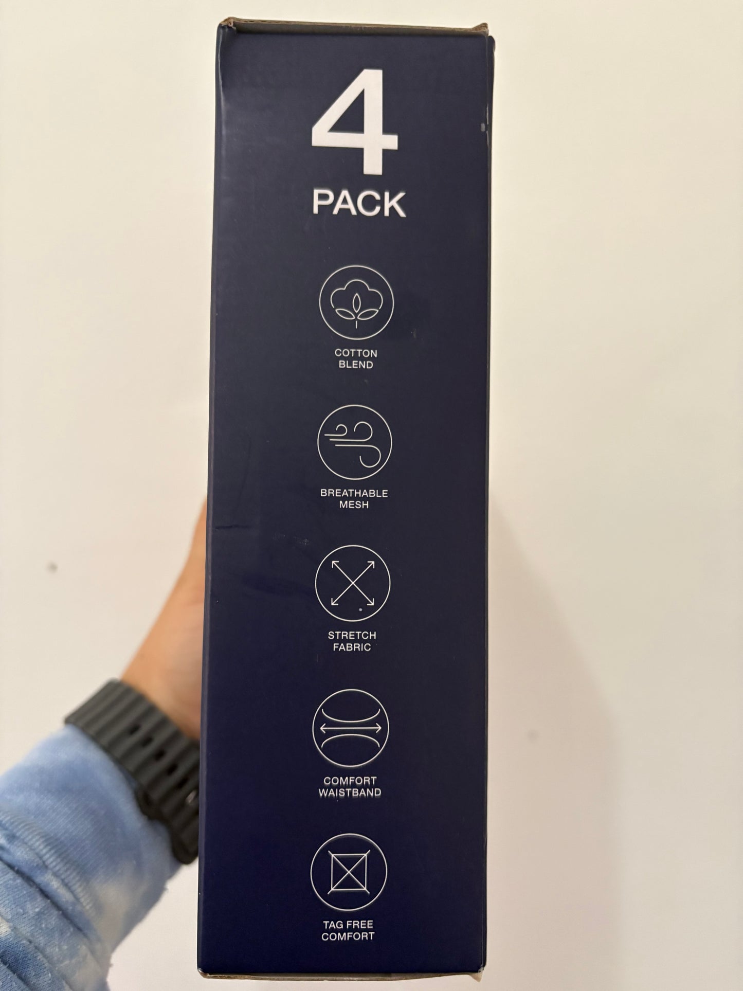 4 Pack Boxer GAP-Azules US13