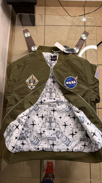 Jacket Impermeable Mission Space - NASA Verde KCN45