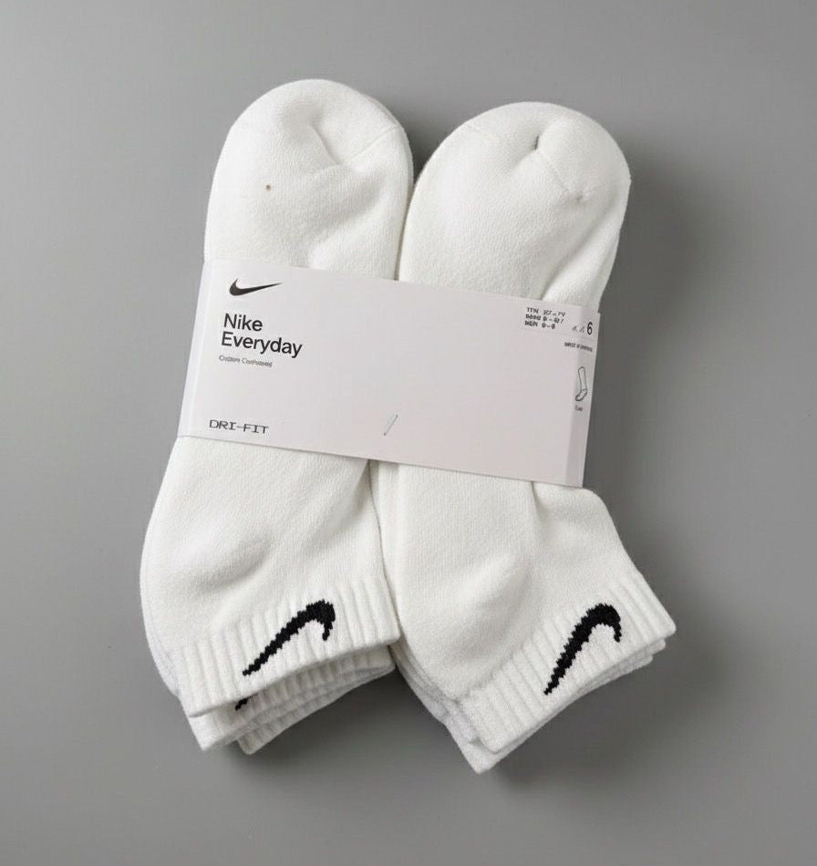 6 Pack Calcetas Nike-Full Blanco US39