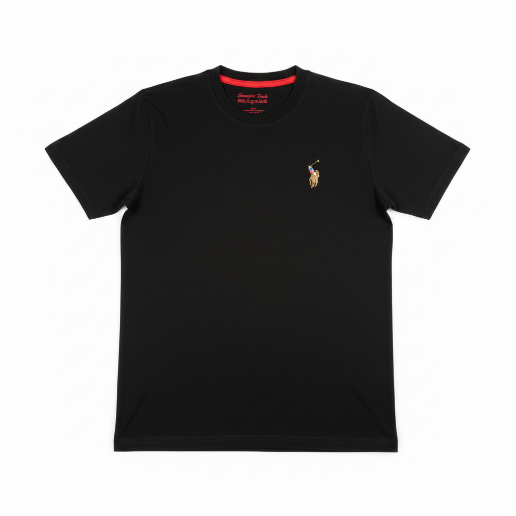 Camiseta Polo Club Alexander Smith - Negra KCN07