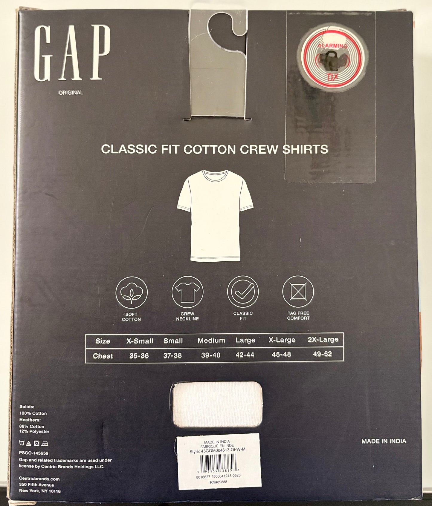 3 Pack Camiseta Clásica GAP-Blanca US27