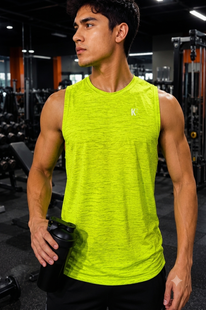 Camisa Deportiva KF/Verde K141