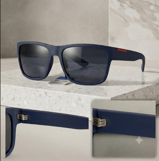 Lentes para el Sol. para caballero  -Estilo Linea/ Marco Azul C187