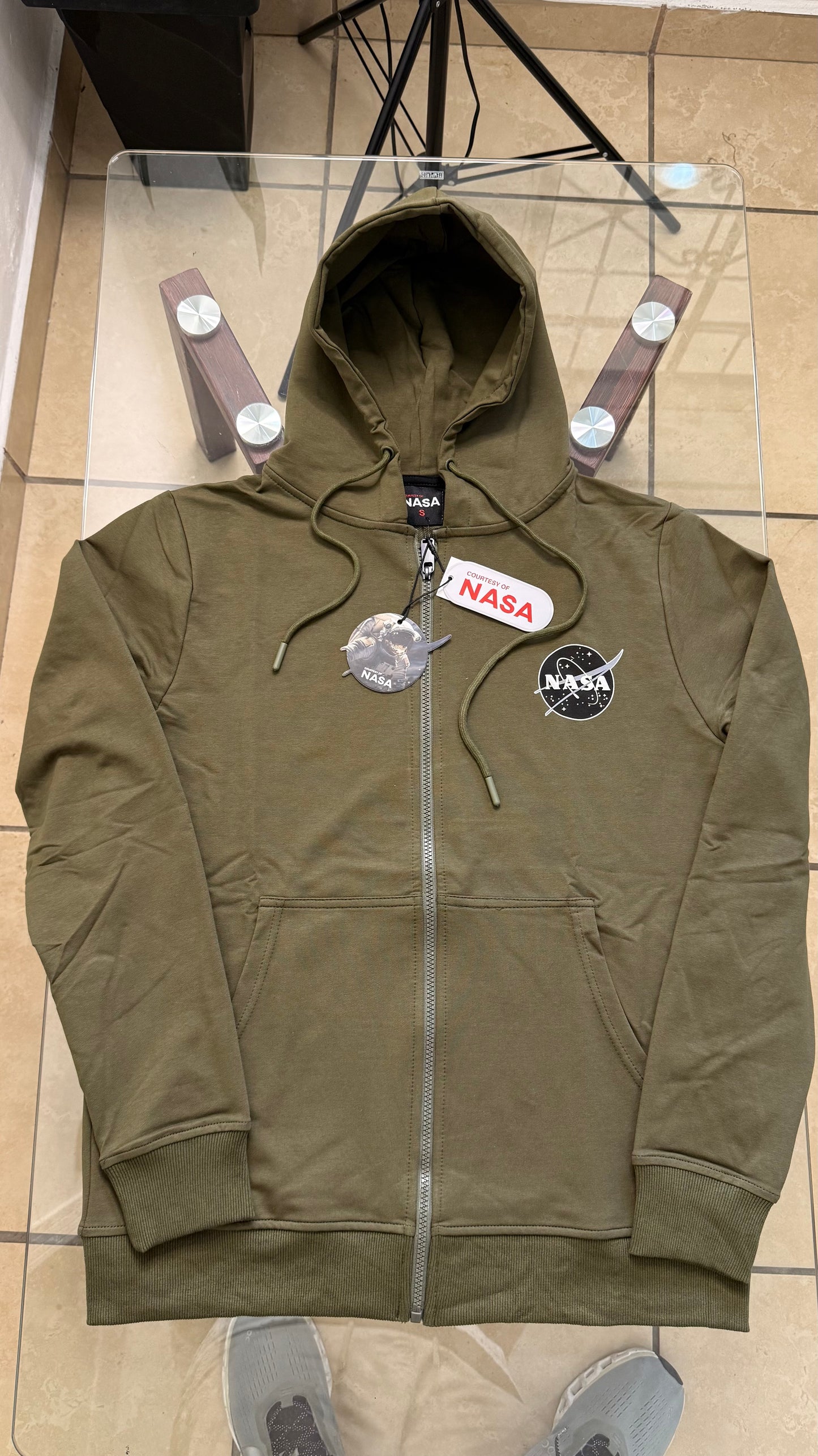 Hoodie Mission Space - NASA KCN41 Verde