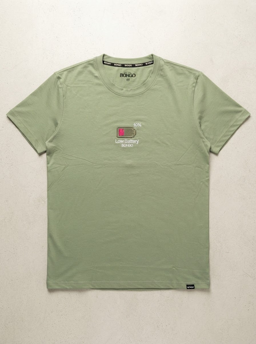 Camiseta Bongo para Caballero - Verde KCN08