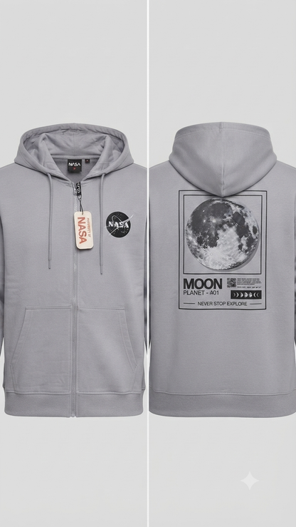 Hoodie Mission Space - NASA KCN41 Gris