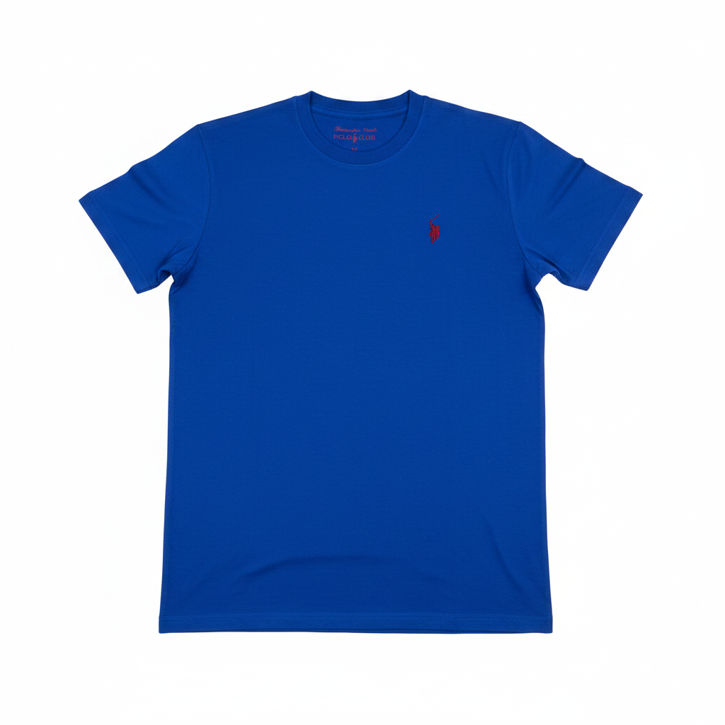 Camiseta Polo Club Alexader Smith - Azul KCN06