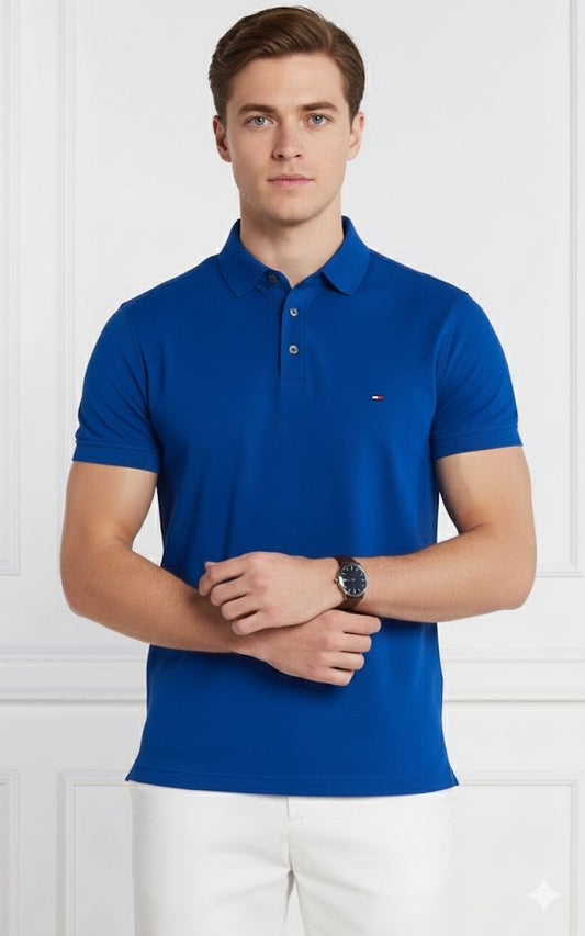 Camisa Tipo Polo Tommy Hilfiger-Azul Oscuro US70