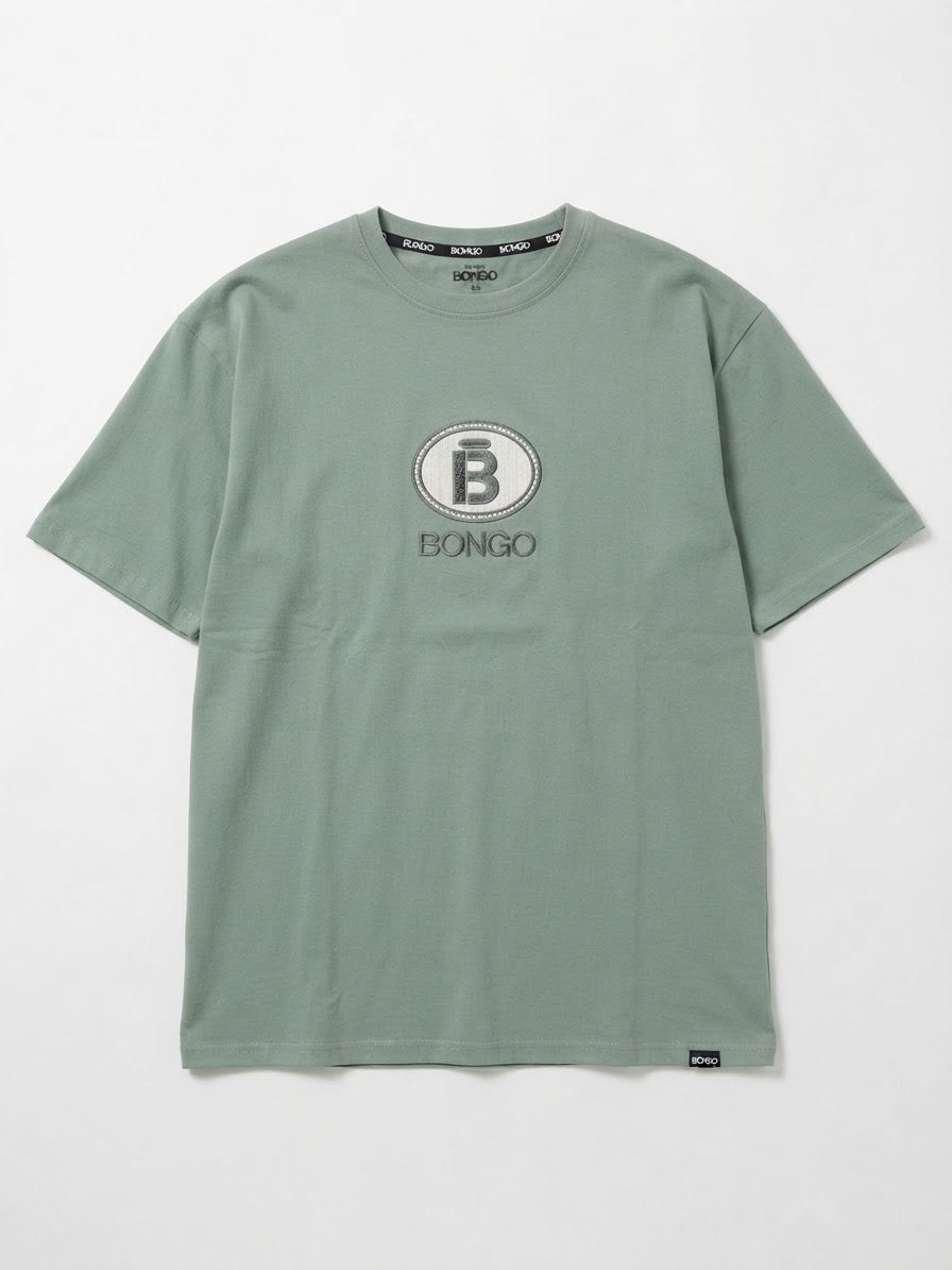 Camiseta Bongo para Caballero Oversize - Verde KCN10