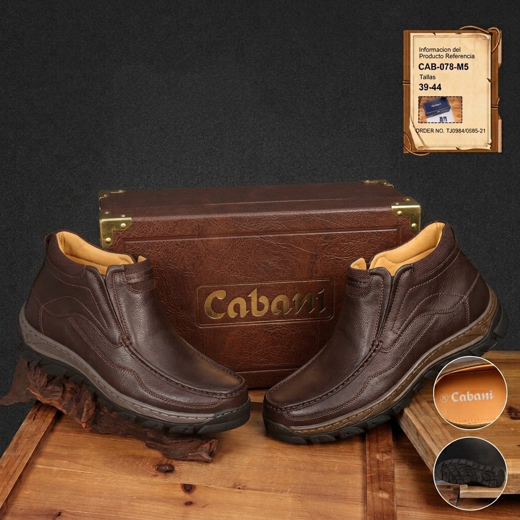 Zapato Casual Cabani - Café Oscuro KCN68