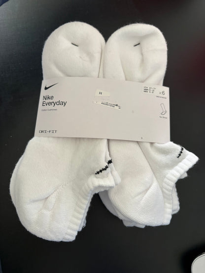 6 Pack Calcetas Nike-Full Blanco US40