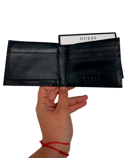 Billetera Para Hombre Marca Guess Negra US05