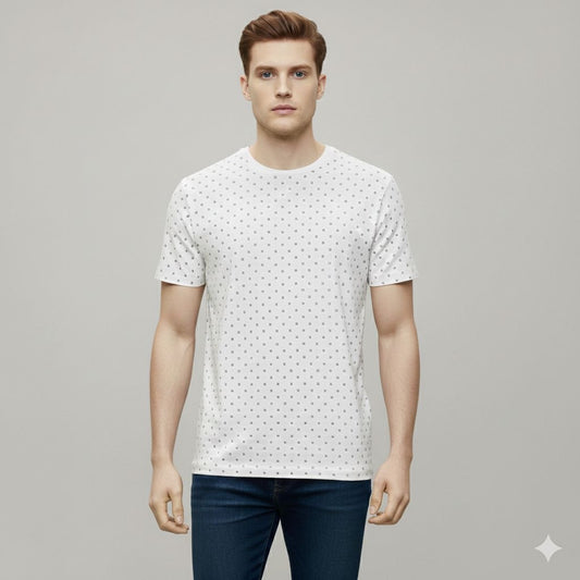 Camiseta Kenneth Cole-Blanca con diseño US72