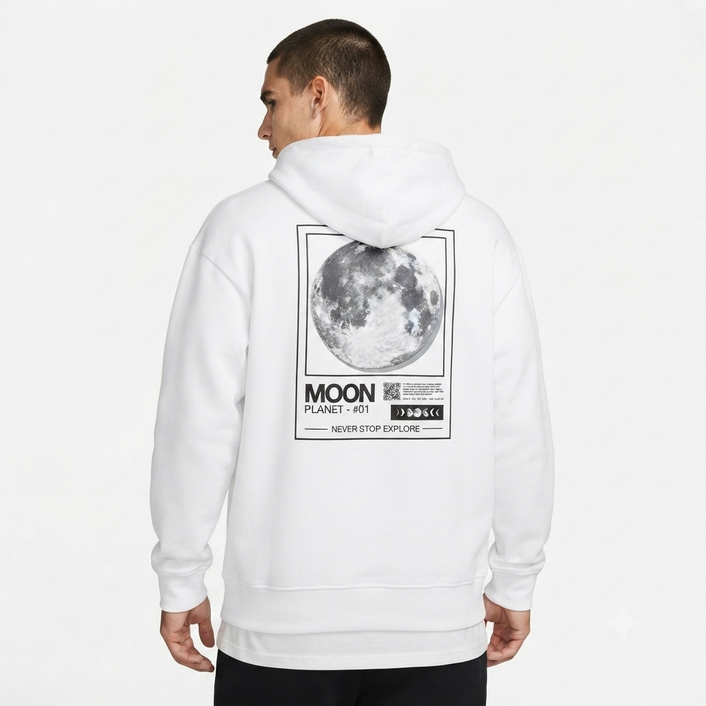 Hoodie Mission Space - NASA KCN41 Blanco