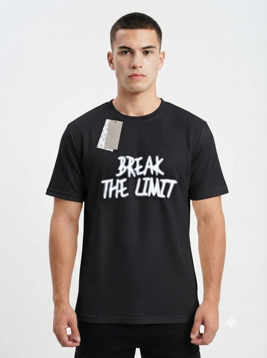 Camiseta marca ICE Man - Negra KCN47