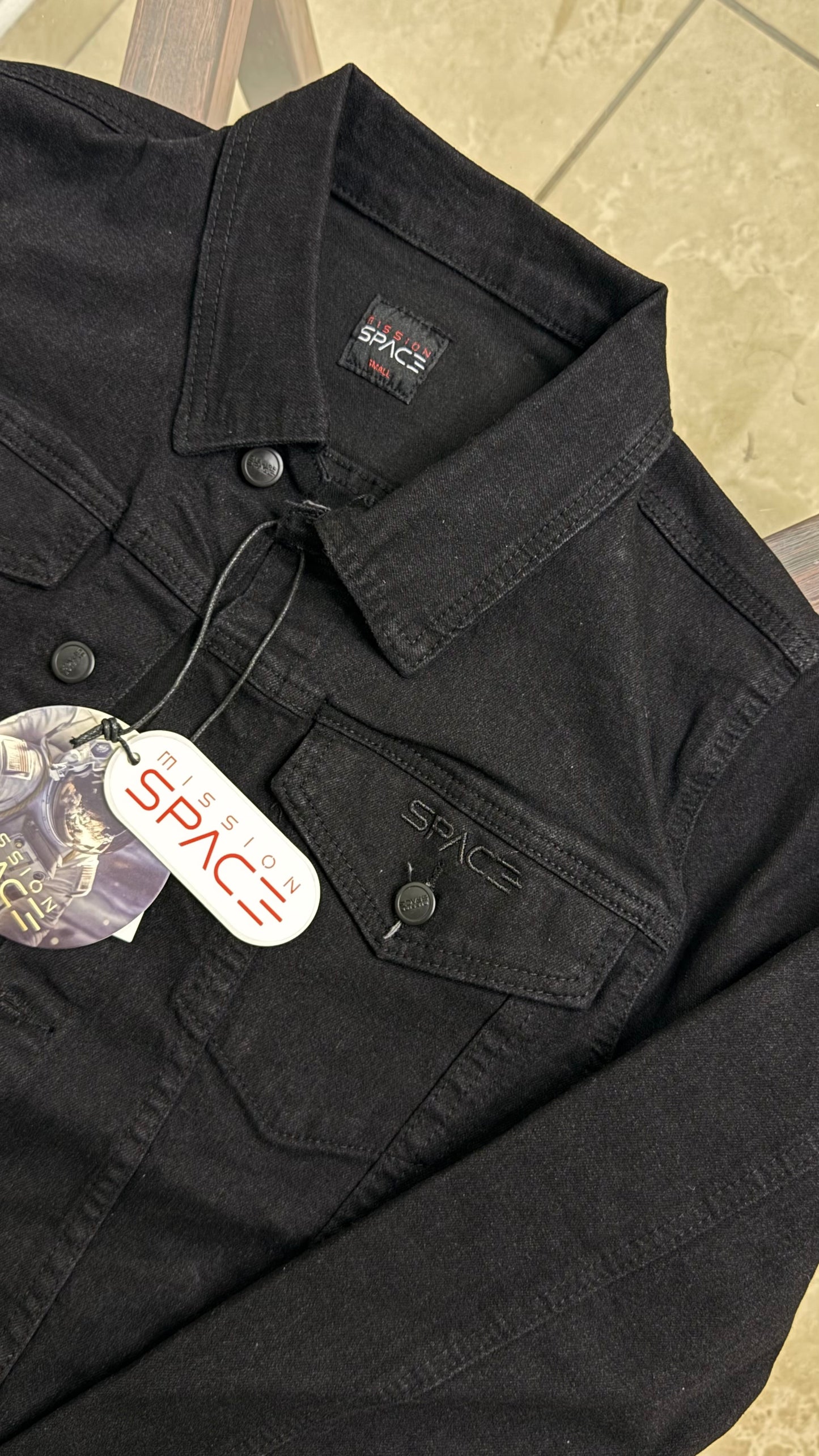 Jacket Denim Mission Space - NASA Negra KCN43