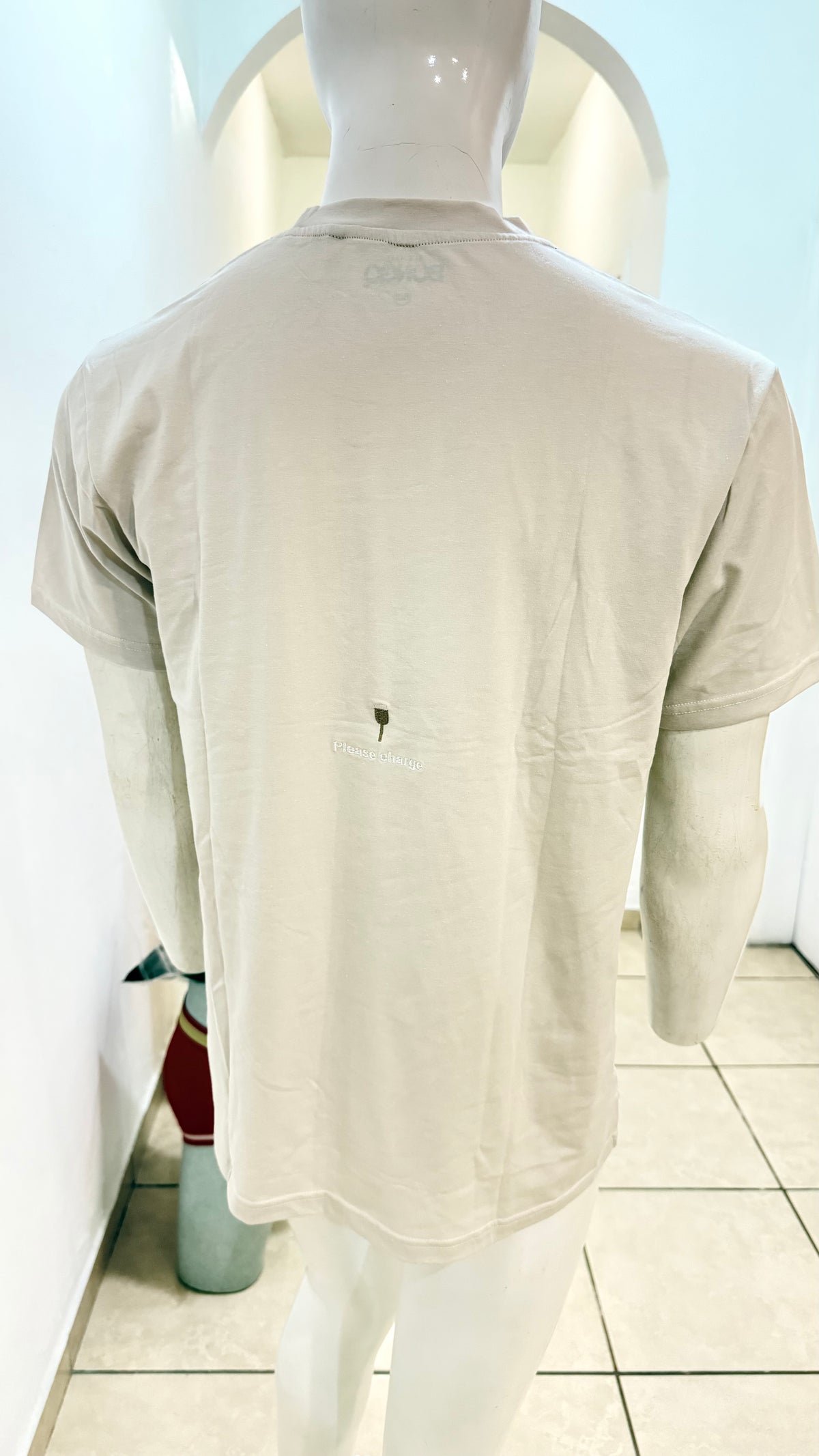 Camiseta Bongo para Caballero - Beige KCN08
