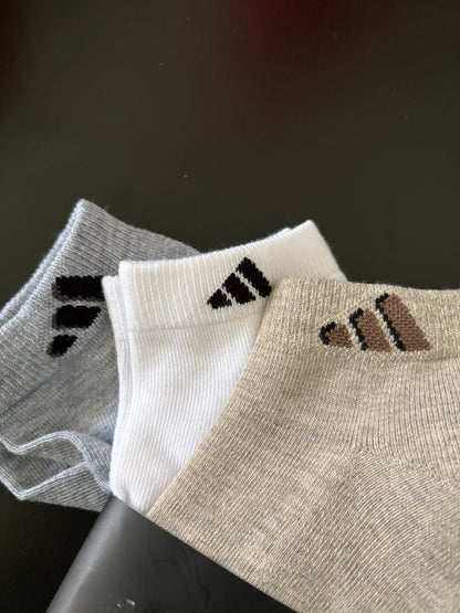 6 Pack Calcetas Adidas-Colores Mixtos US31