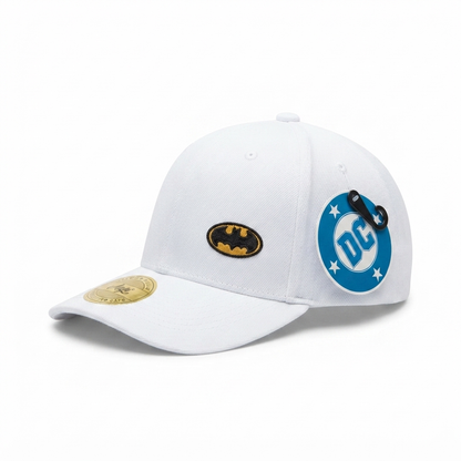 Gorra Licenciada Batman DC Marca Jagi Caps - KCN32 Blanca Rojo