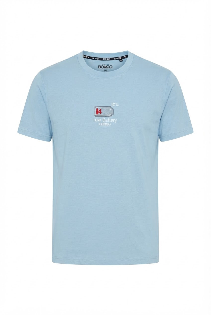 Camiseta Bongo para Caballero - Celeste KCN08