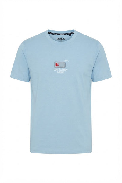 Camiseta Bongo para Caballero - Celeste KCN08