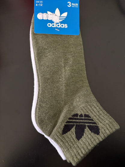 3 Pack Calcetas Adidas-Colores Mixtos US32