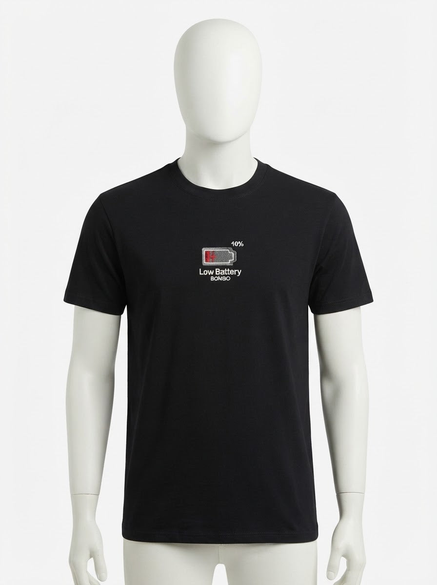 Camiseta Bongo para Caballero - Negra KCN08