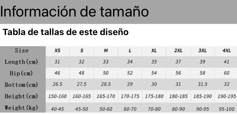 Short deportivo/ Negro AR01