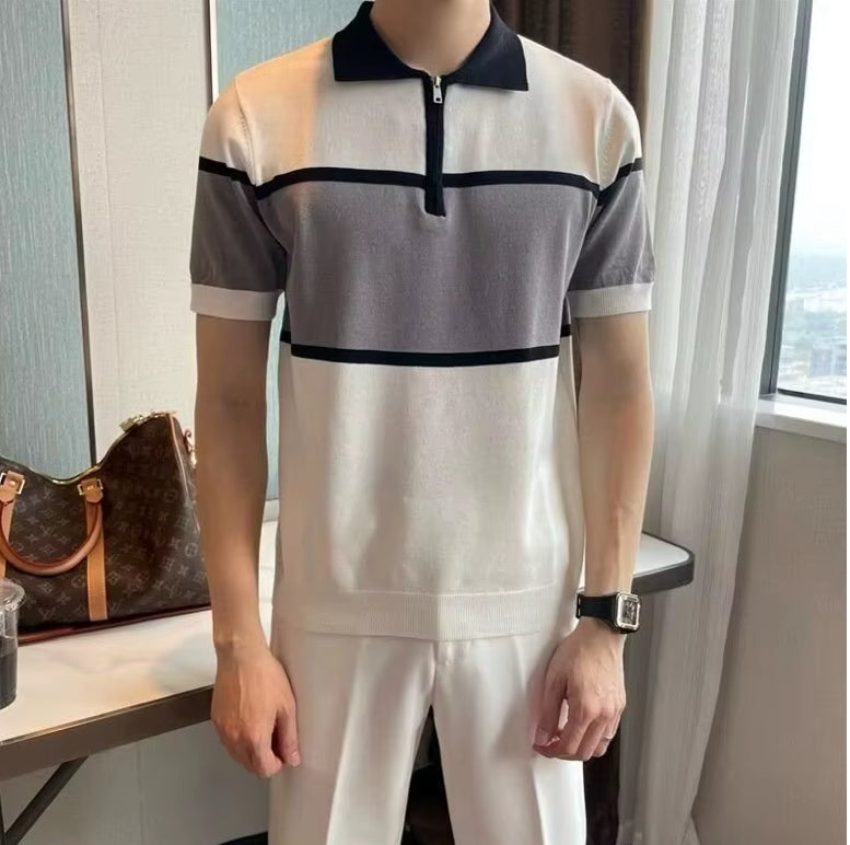 Camisa tipo polo para Caballero / Blanco DM17