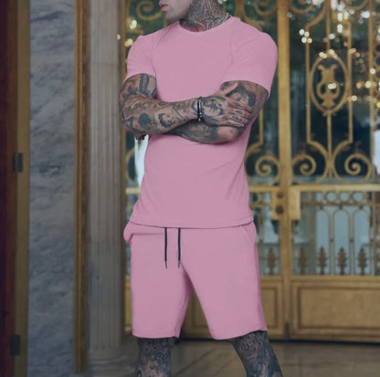 Set de Camiseta y Short BL53 - Rosado