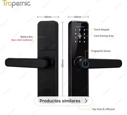 Llavín inteligente con huella /K186